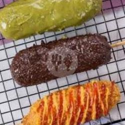 Corndog Full Moza Coklat