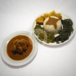 Nasi   Usus Gulai