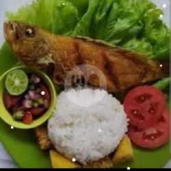 Nasi   Kerapu   Sambal   Lalapan