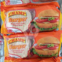 Champ Chicken Burger Crispy Isi 6pcs