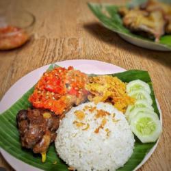 Nasi Sayap Kremes Teh Toping