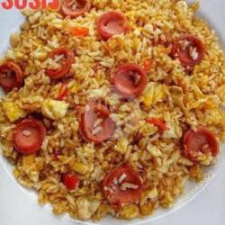 Nasi Goreng Sosis Ayam Telur Dadar/ceplok