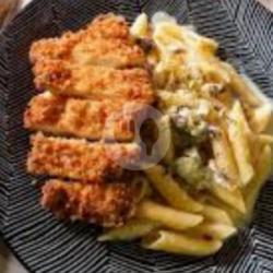 Penne Chicken Katsu