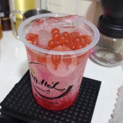 Strawberry Squash Boba