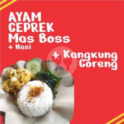 Ayam Geprek   Nasi   Kangkung Goreng