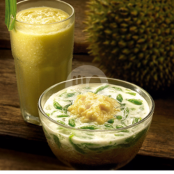 Es Cincau Topping Durian