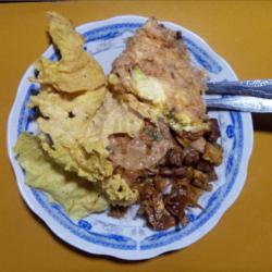 Nasi Pecel Lauk Telor