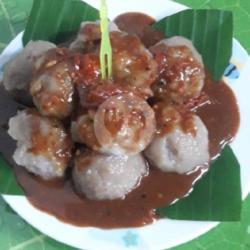 Cilok Daging Bumbu Kacang