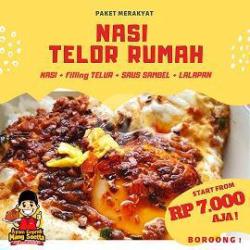 Nasi Telor Bumbu Rempah