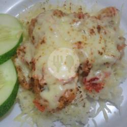 Ayam Geprek Keju Mozarella