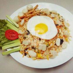 Nasi Goreng Otak Otak Cabe Hijau