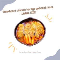 Tteokbokki Chicken Karage Optional Sauce (large Size)