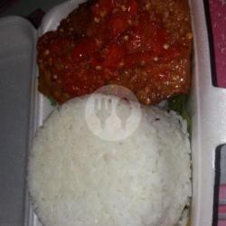 Nasi Tahu Tempe Sambal Geprek / Trasi