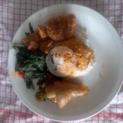Nasi Kikil Perkedel,rames Komplit