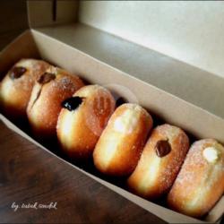 Bomboloni Classic Mix 6 Filling Nutella, Chocolate, Choco Crunchy, Vanilla, Cream Cheese, Blueberry (l)