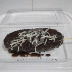 Sate Pisang Cruncy Coklat Toping Keju