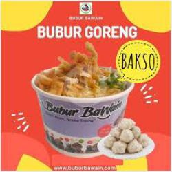 Bubur Goreng Bakso (plus Telor)