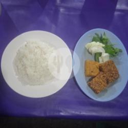 Tempe Penyet ( Nasi Biasa)