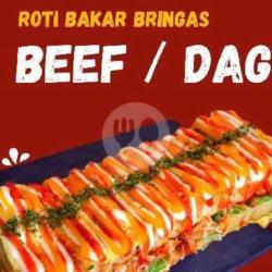 Roti Bakar Bringas Beef