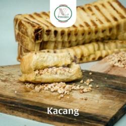 Roti Bakar Atau Kukus Kacang - Choco Chruncy   Susu