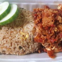 Nasi Goreng Bawang Ayam Geprek