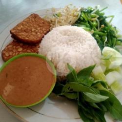 Nasi Pecel   Tempe