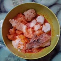 Seblak Bakso Aci Telor  Tulangan