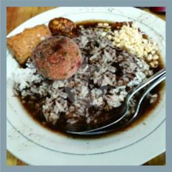 Nasi Rawon Telor Dadar