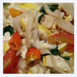 Tumis Jamur Tahu
