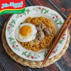 Mie Nyemek Bakso   Telor Ceplok