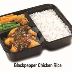 Black Pepper Chicken Rice