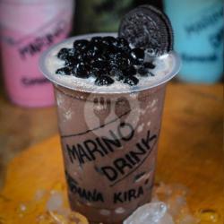 Ice Blend Choco Caramel Cincau/bubble