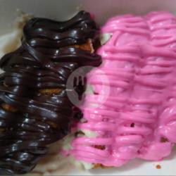 Pisang Krispy Coklat  Strawberry