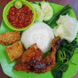 Nasi Tempong Ayam Bakar