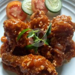 Ayam Crispy Jumbo - Saos Lava Pedas