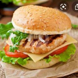 Burger Ayam Sosis(ramly)