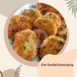 Nasi Rames Perkedel Kentang