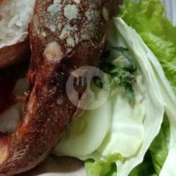 Lalapan Ikan Lele Tanpa Nasi