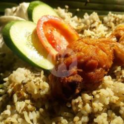 Nasi Bakar   Ayam Goreng