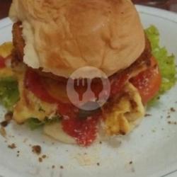 Burger Abon   Telur