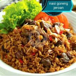 Paket Nasi Goreng Jeroan   Krupuk   Es Teh