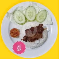 Nasi Empal Gepuk Daging Sapi Khas Sunda   Tempe Tahu Goreng