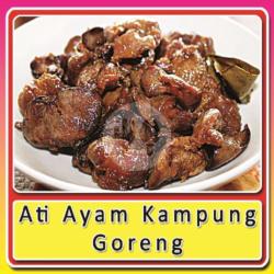 Ati Ayam Kampung Goreng (per Pcs)