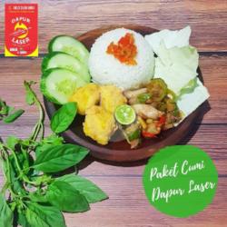 Paket Cumi Cabe Hijau   Tahu Selimut   Nasi