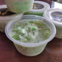 Pandan Melon Cheese Milk Cup 300ml