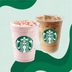 1 Strawberry Cookie Cream Frappuccino Or 1 Iced Dolce Candy Latte