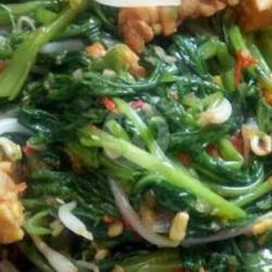 Tumis Kangkung Toge Tempe