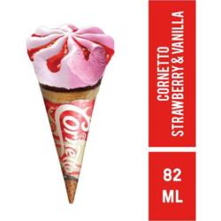 Cornetto Strawberry Dan Vanilla