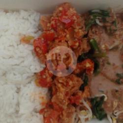 Nasi Pecel Ayam Geprek