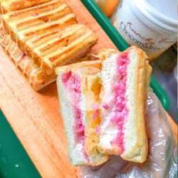 Roti Bakar Sultan Strawberry Glaze